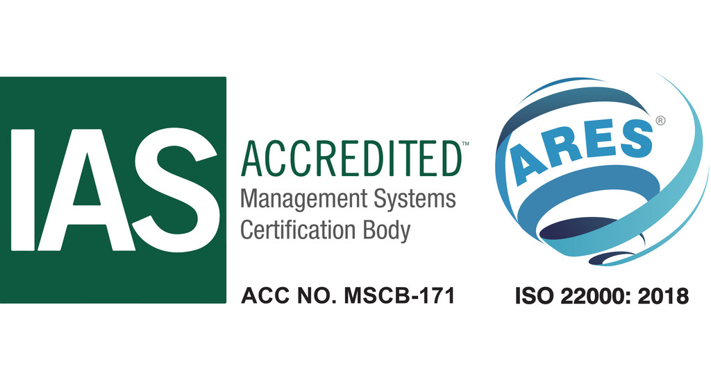 偉翔生技獲得 ISO 22000 與 HACCP 認證